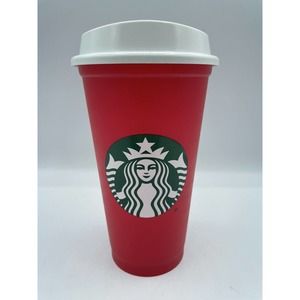 Starbucks Plastic To Go Reusable Stacking Cup Sections With Lid Retired